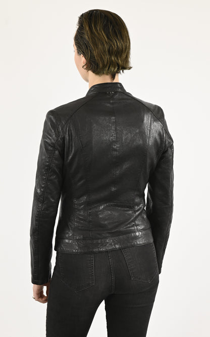 A &quot;JOLYA 102581&quot; Black Rose Garden Blouson Femme back photo