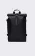 A "14590 ROLLTOP RUCKSACK LARGE" Noir Rains Sac A Dos Mixte interior photo