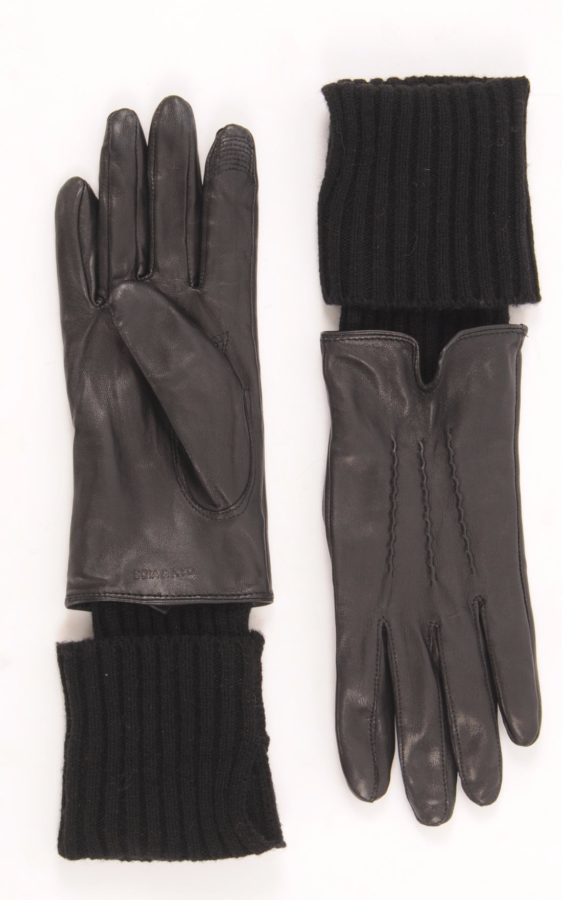 A &quot;CARMEL-N&quot; Noir Soia &amp; Kyo Gants Femme details photo
