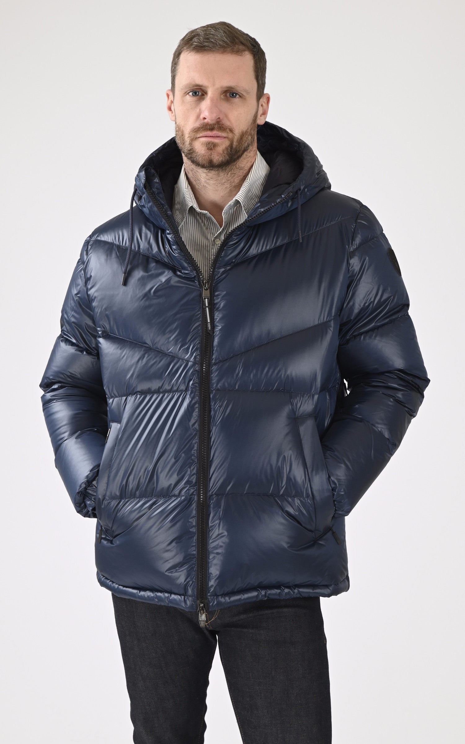 A &quot;DYNA&quot; Bleu Nobis Bl Doudoune Homme closed photo
