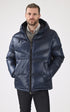 A "DYNA" Bleu Nobis Bl Doudoune Homme closed photo
