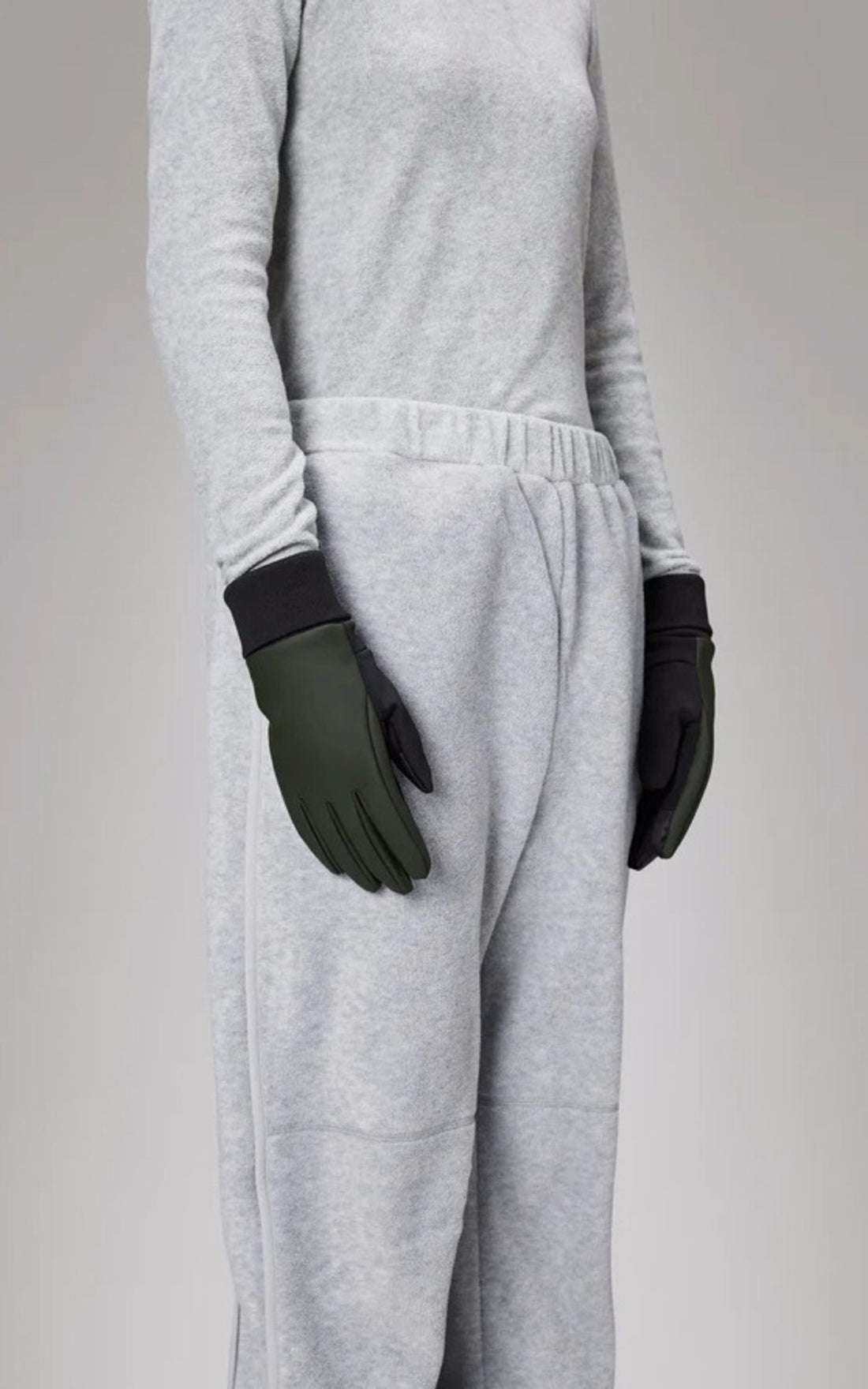 A &quot;16720 GLOVES W1T1&quot; Vert Rains Gants Mixte closed photo