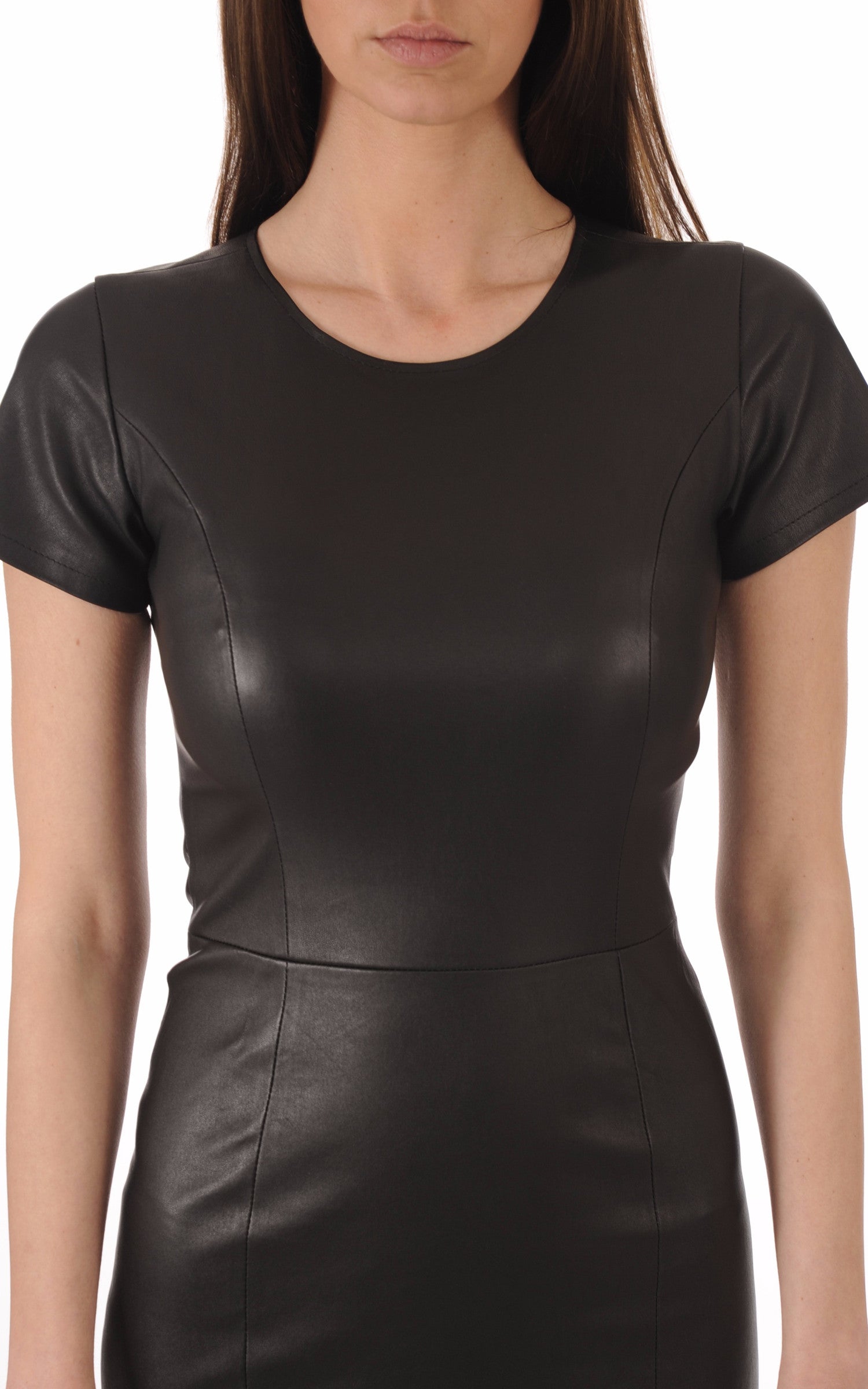 A &quot;MINA FF&quot; Noir La Canadienne Robe Femme details photo