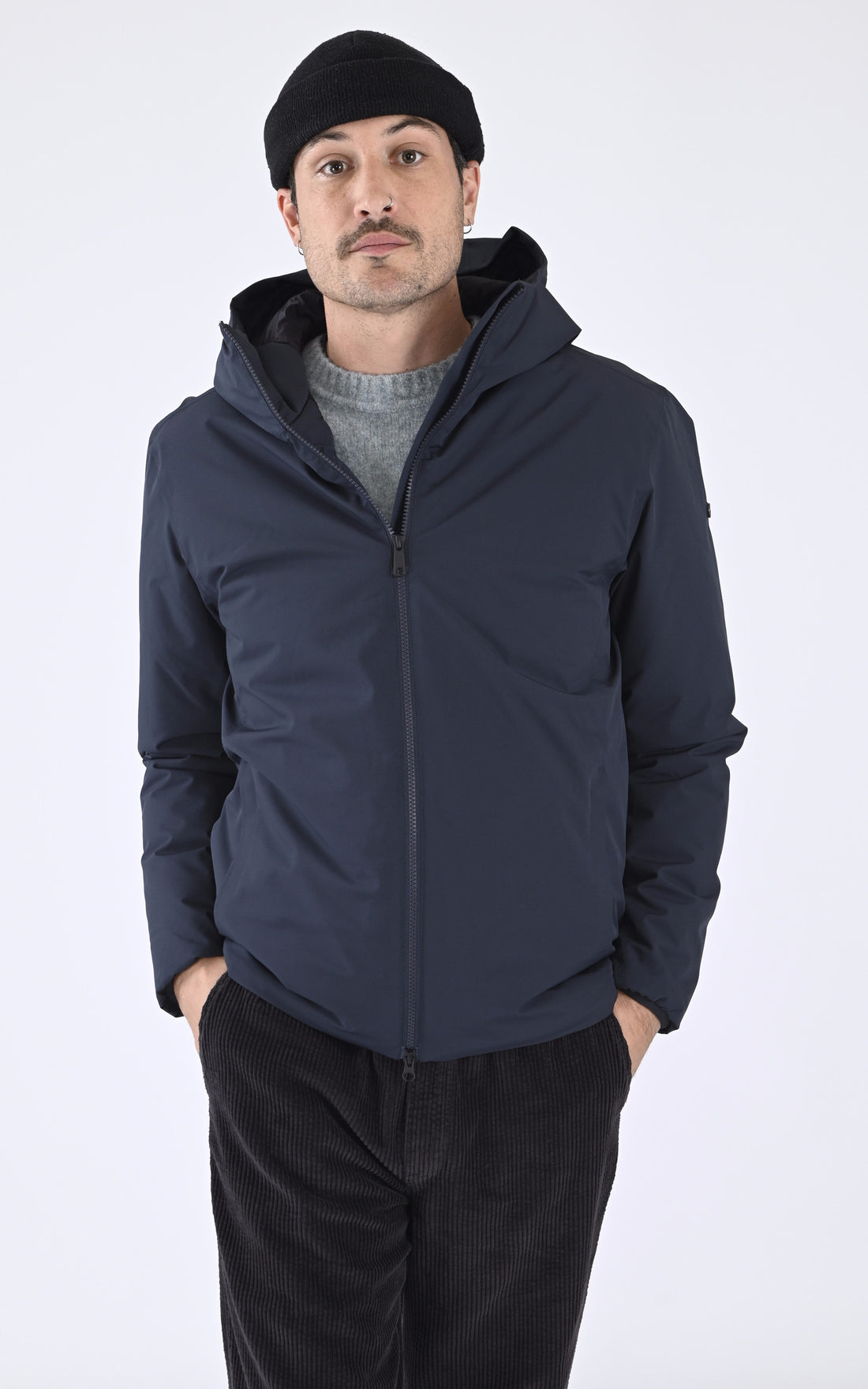 A &quot;NIMBUS&quot; Bleu Marine Scandinavian Edition Blouson Homme closed photo