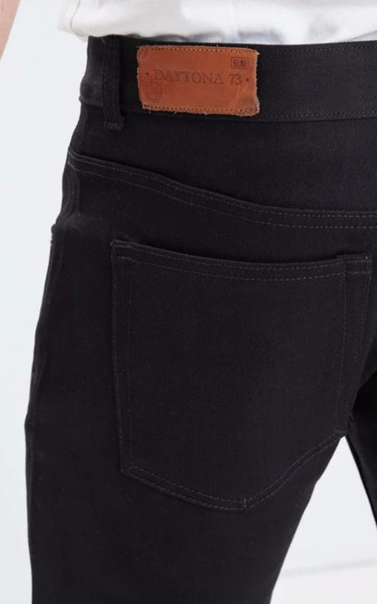 A &quot;BERMUDES DENIM 102222&quot; Noir Daytona 73 Bermuda Homme details photo