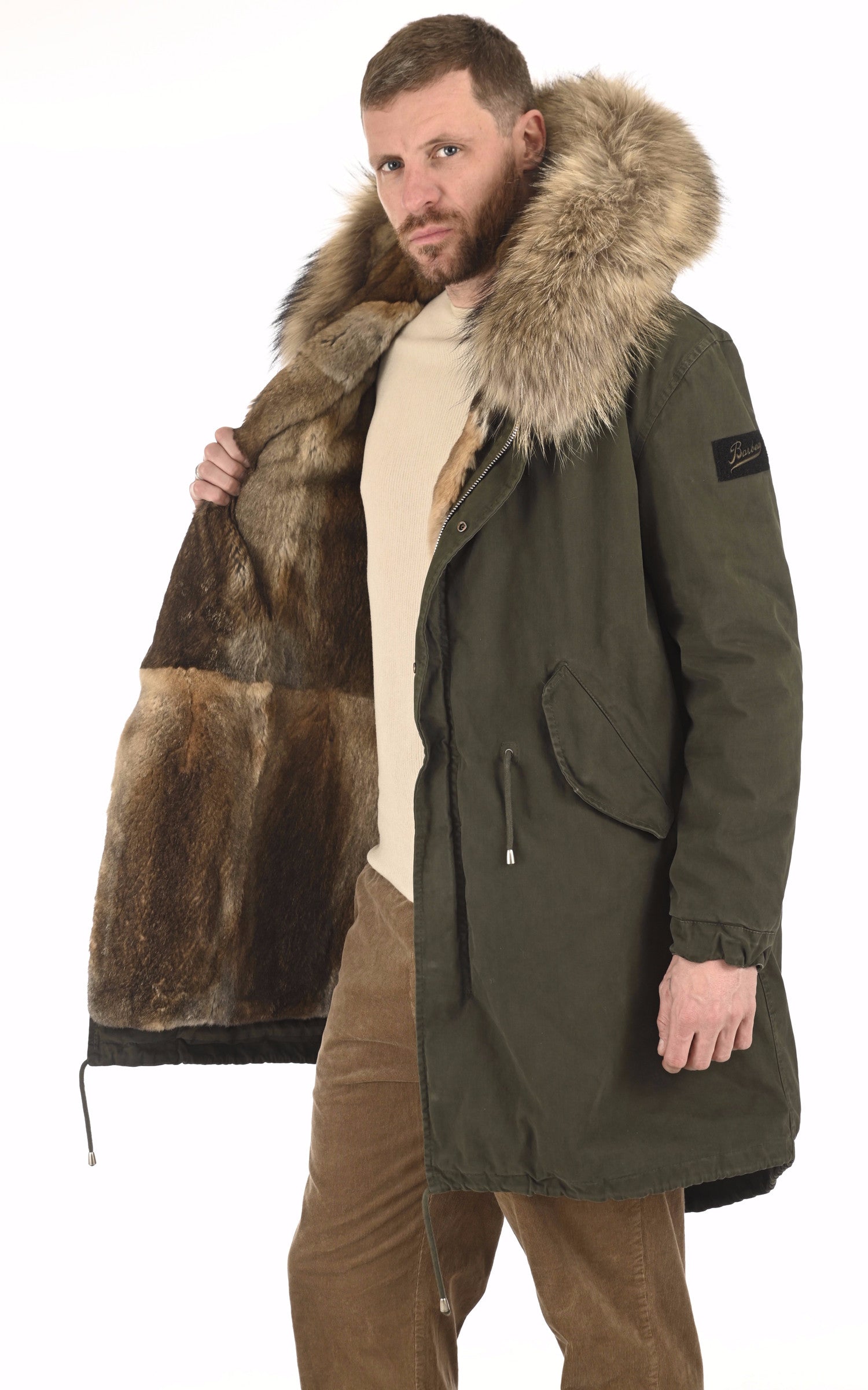 A &quot;A22-DMLE30ST&quot; Kaki Barbed 3/4 Homme interior photo 3