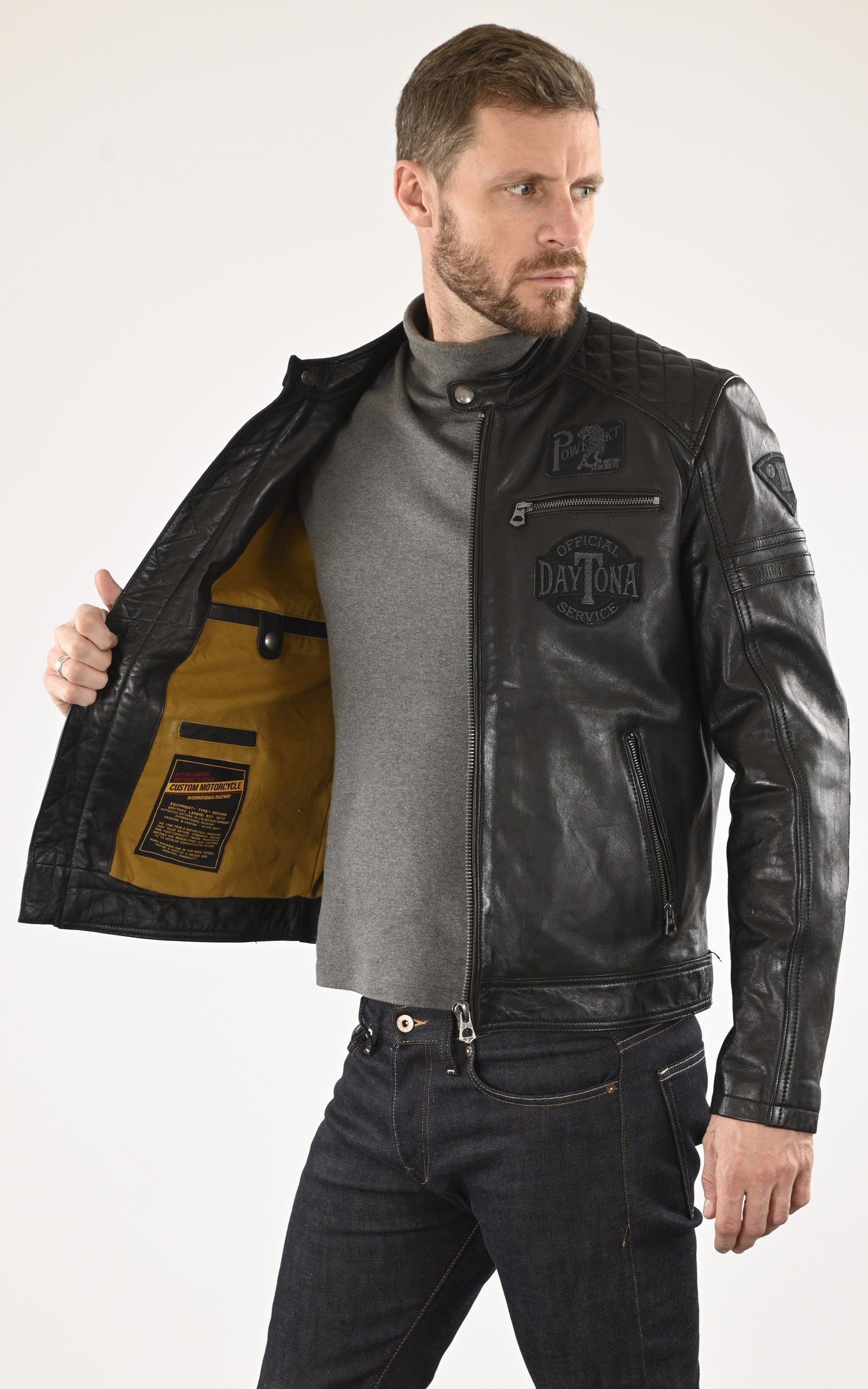 A &quot;WALKOR 102831&quot; Noir Daytona 73 Blouson Homme interior photo 3