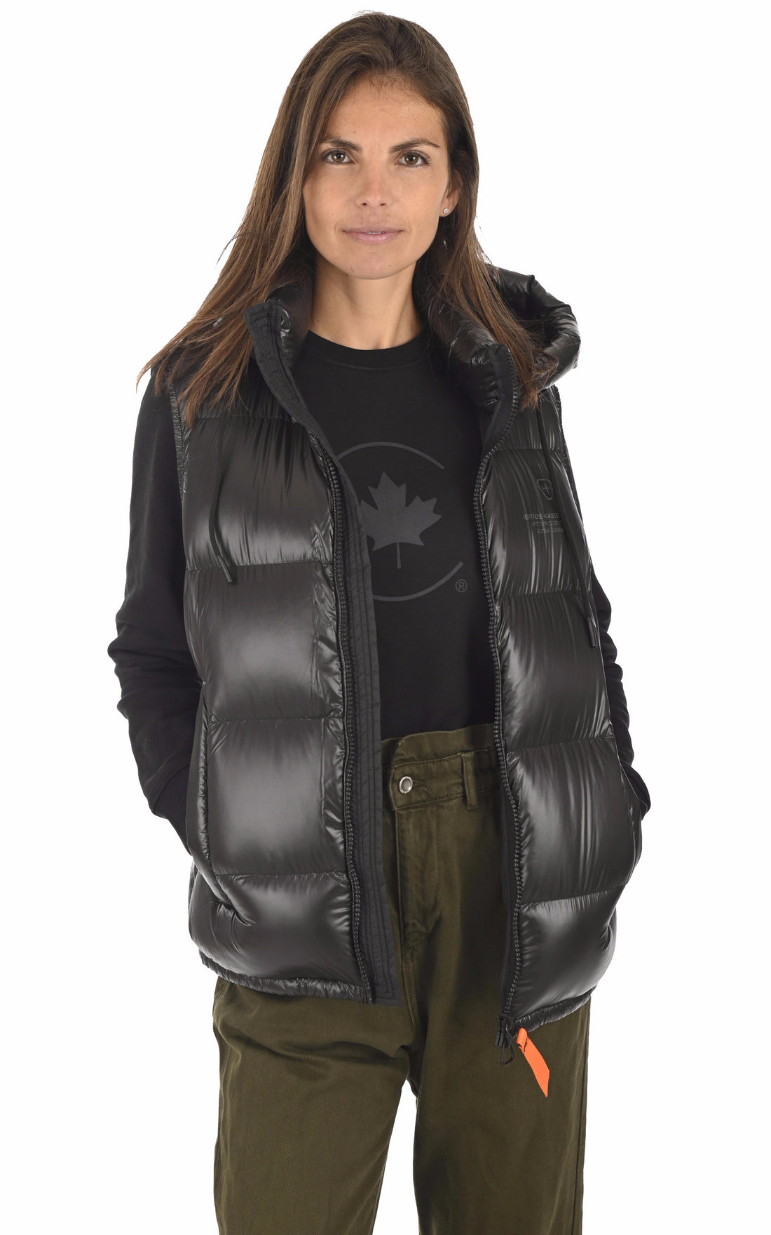 A &quot;CESAR&quot; Noir Gertrude gilet_doudoune Mixte closed photo