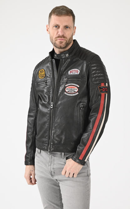 A &quot;GASLY 103878&quot; Noir Daytona 73 Blouson Homme closed photo