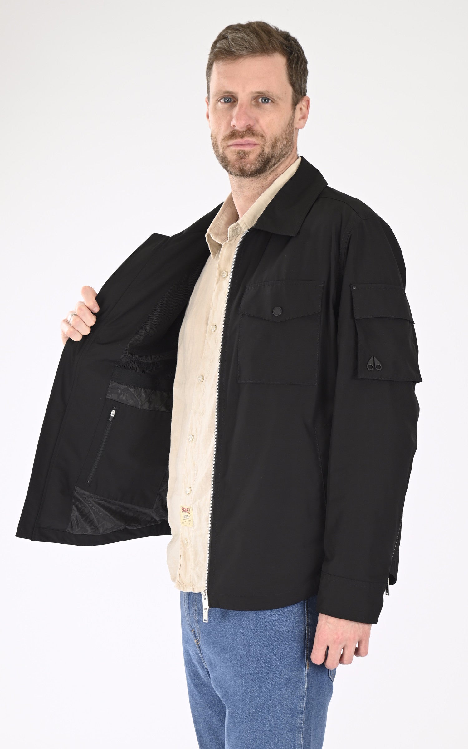 A &quot;CHARLESBOURG JKT M15MJ142&quot; Noir Moose Knuckles Veste Homme interior photo 3