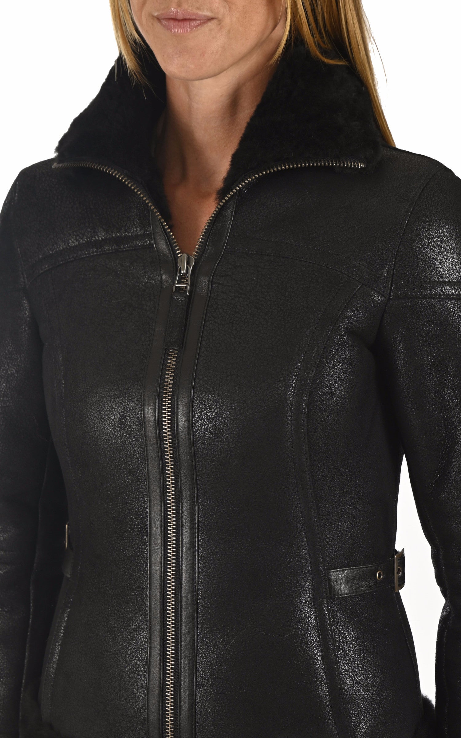 A &quot;SACHA&quot; Noir La Canadienne Bombardier Femme details photo