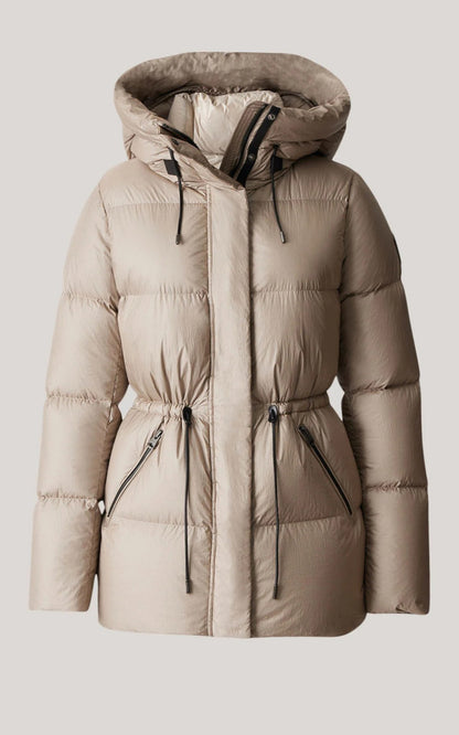 A &quot;FREYA&quot; Beige Mackage Ves Doudoune Femme details photo