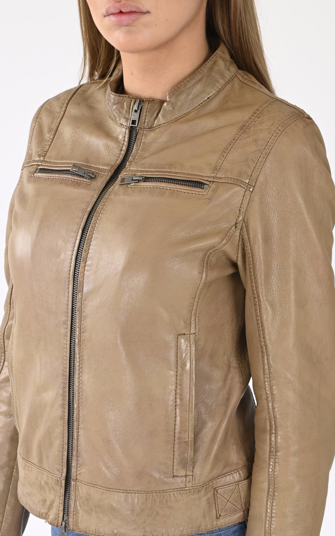 A &quot;RITZ 64952&quot; Marron Clair Oakwood Blouson Femme opened photo