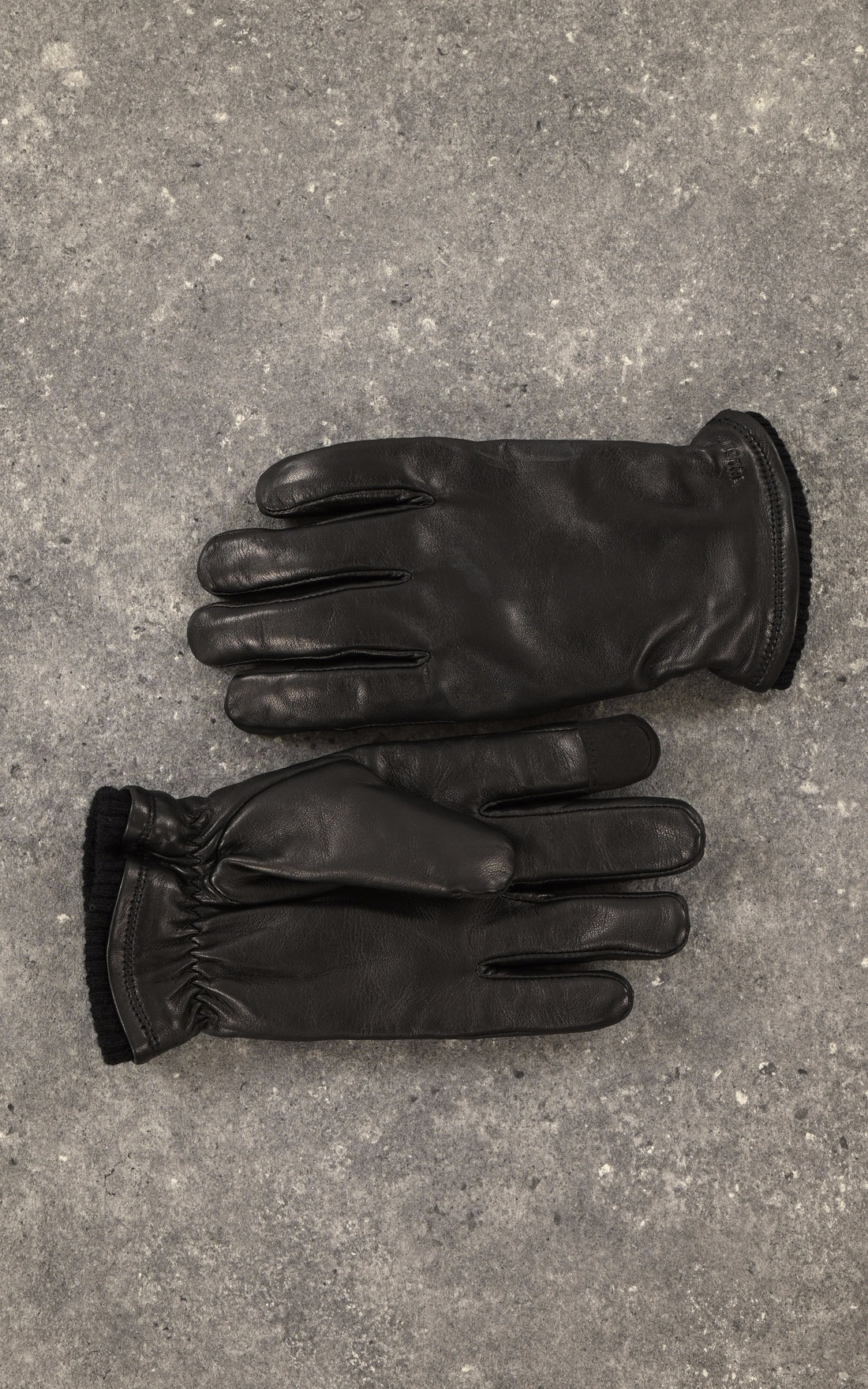 A &quot;23570 JOHN&quot; Noir Hestra Gants Homme closed photo