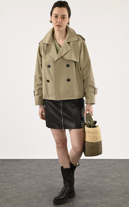 A &quot;MARGOT 64732&quot; Kaki Clair Oakwood Veste Femme opened photo