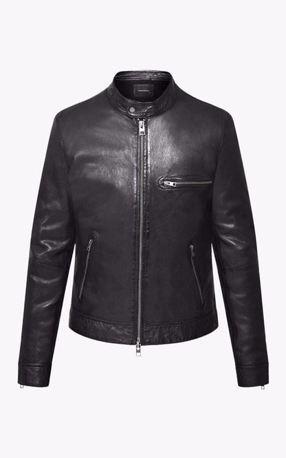 A &quot;BOBBY 64650&quot; Noir Oakwood Blouson Homme closed photo