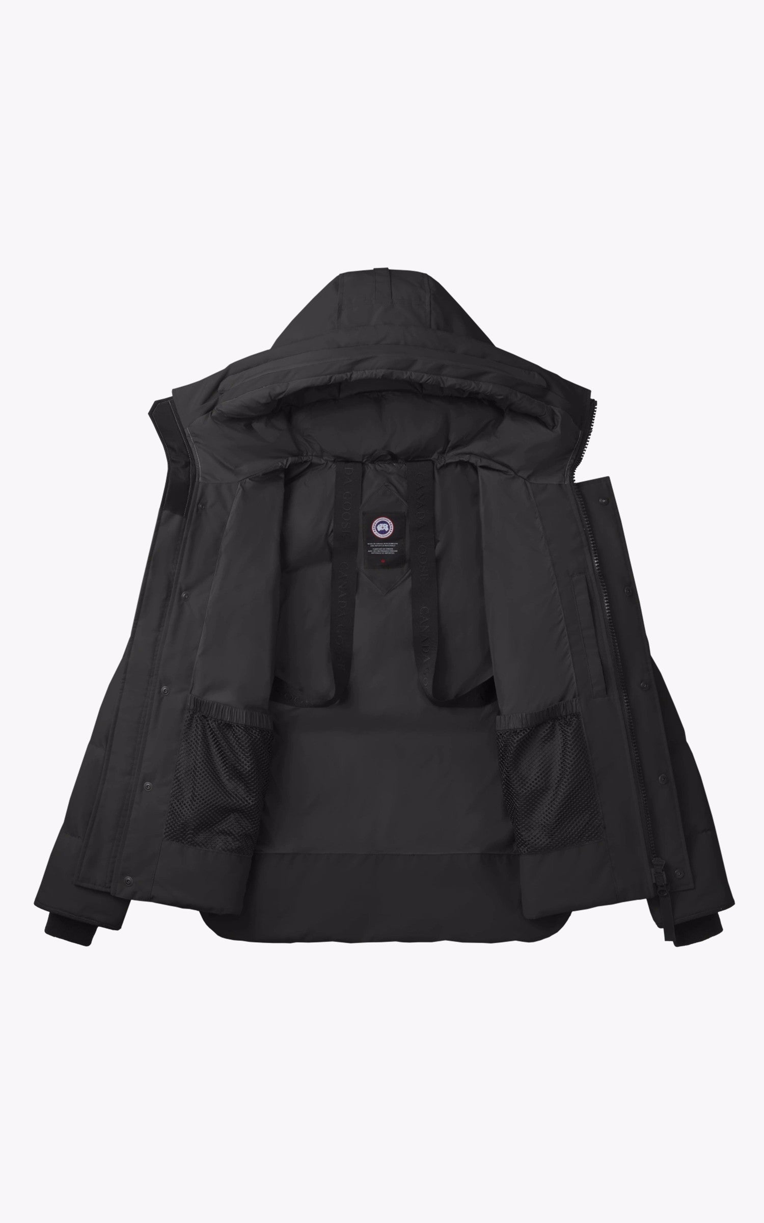 A &quot;MAC MILLAN 2080M&quot; Noir Canada Goose 3/4 Doudoune Homme details photo