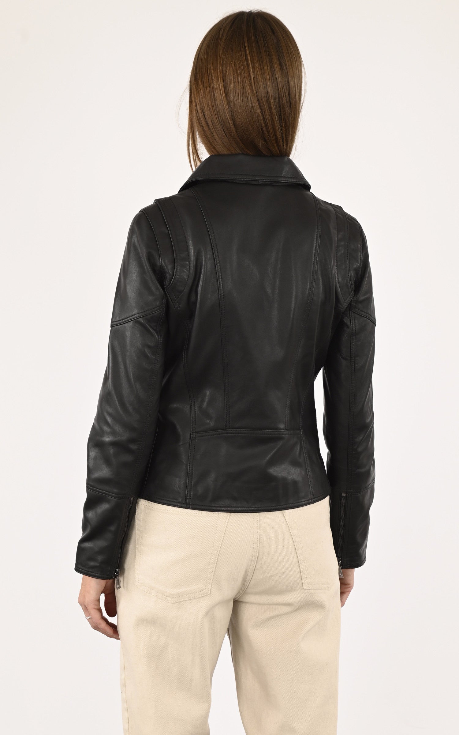 A &quot;LOVELY&quot; Noir Giorgio &amp; Mario Blouson Femme back photo 4