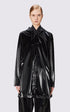 A "18050 A-LINE JACKET" Noir Rains 3/4 Femme opened photo