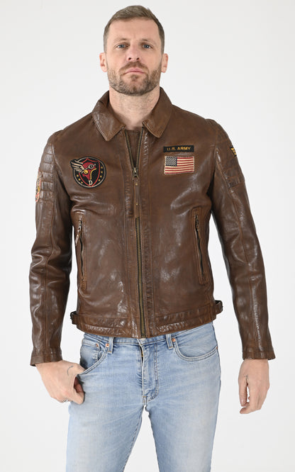 A &quot;DULUTH 102567&quot; Cognac Daytona 73 Veste Homme closed photo