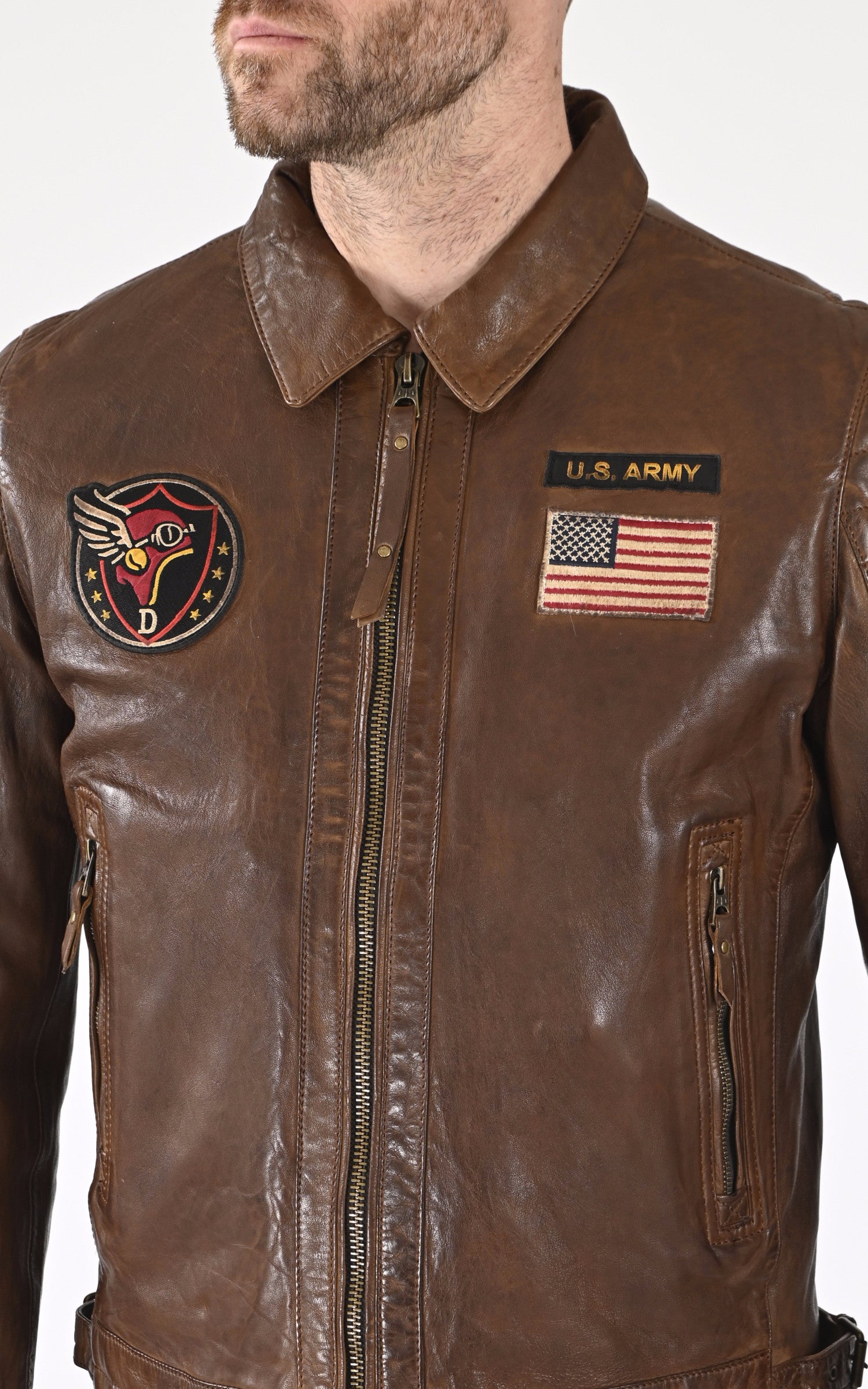 A &quot;DULUTH 102567&quot; Cognac Daytona 73 Veste Homme details photo