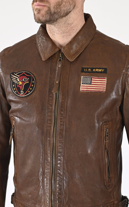 A &quot;DULUTH 102567&quot; Cognac Daytona 73 Veste Homme details photo