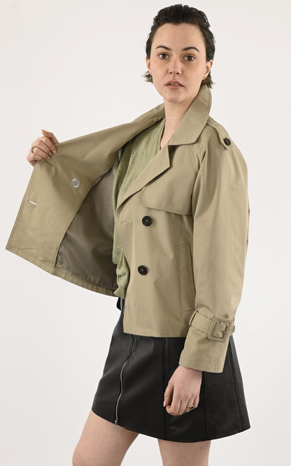 A &quot;MARGOT 64732&quot; Kaki Clair Oakwood Veste Femme interior photo
