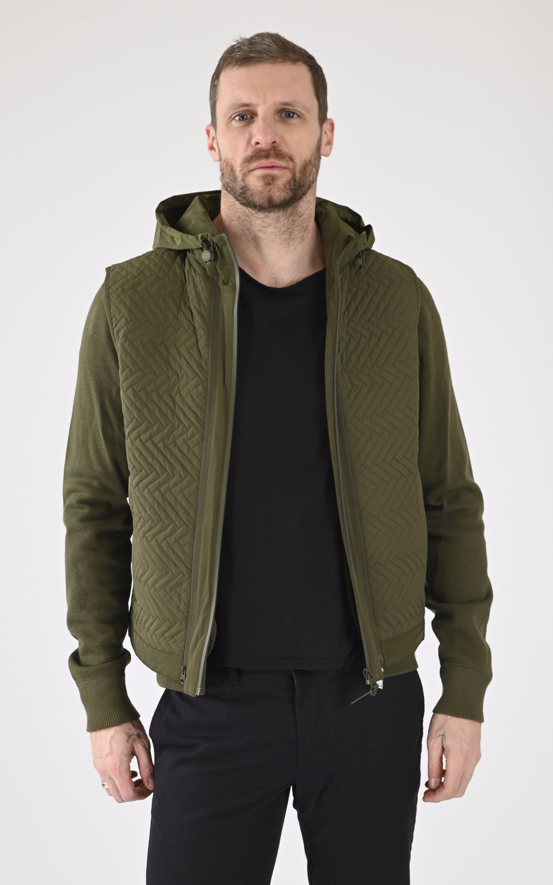 A &quot;BARRETT&quot; Kaki Mackage Blouson Homme opened photo