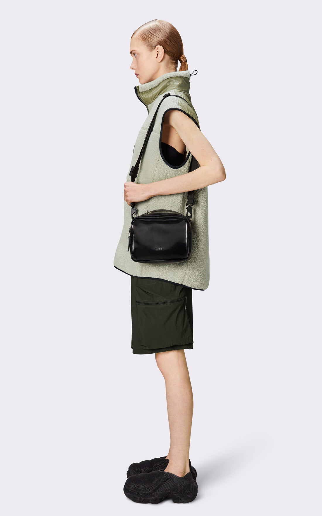 A &quot;14100 BOX BAG&quot; Noir Rains Sac Mixte back photo
