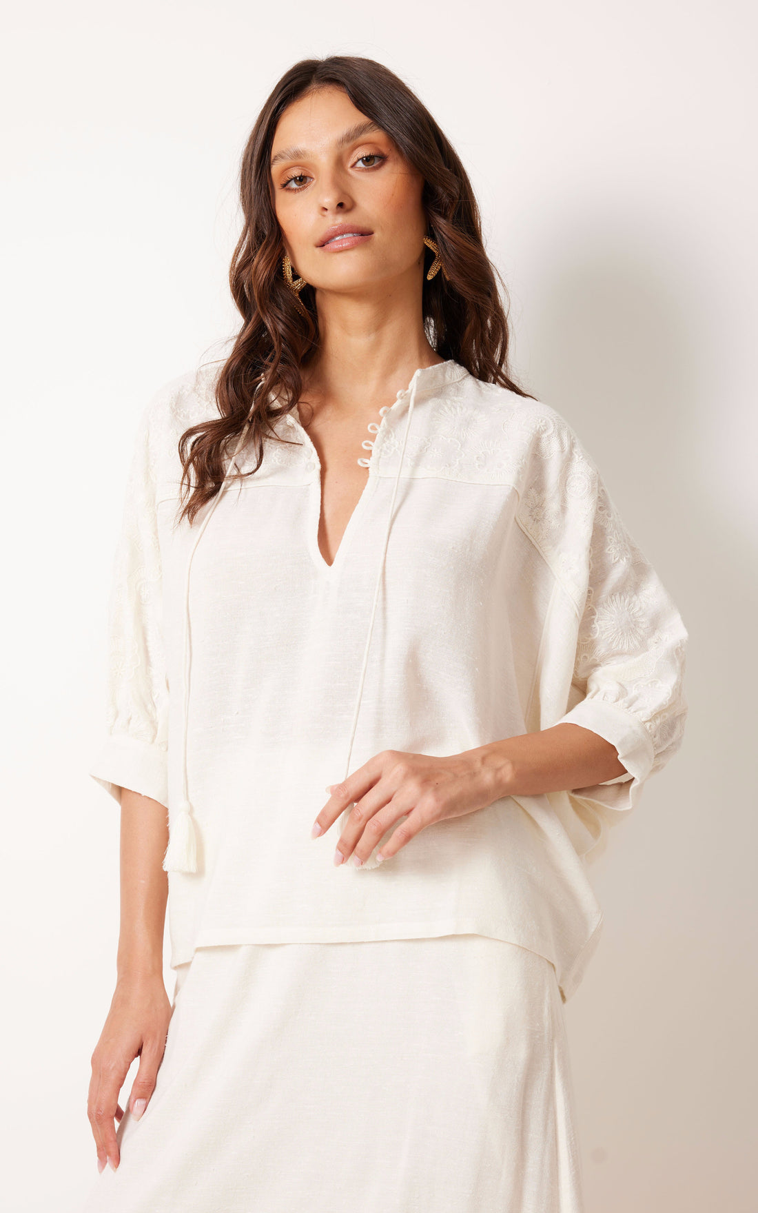 A &quot;ARIA 4402401&quot; Ecru Notshy Chemise Femme opened photo
