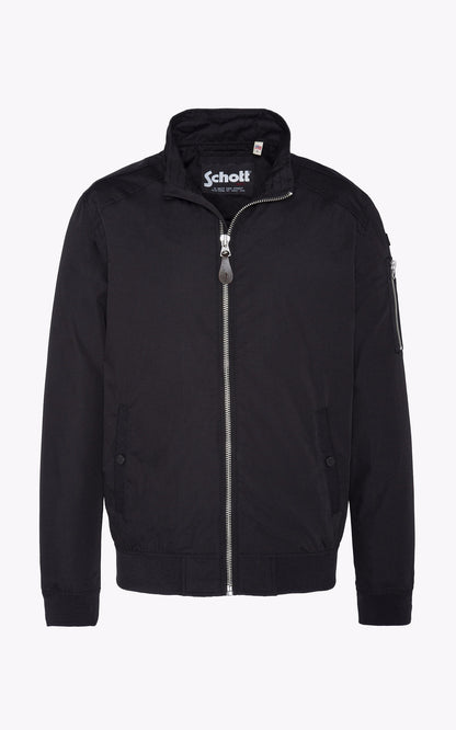 A &quot;KENNY&quot; Black Schott Blouson Homme opened photo