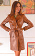 A "5043" Cognac La Canadienne 3/4 Femme closed photo