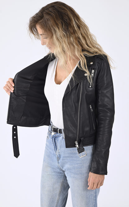 A &quot;LIV&quot; Noir Serge Pariente Blouson Femme interior photo