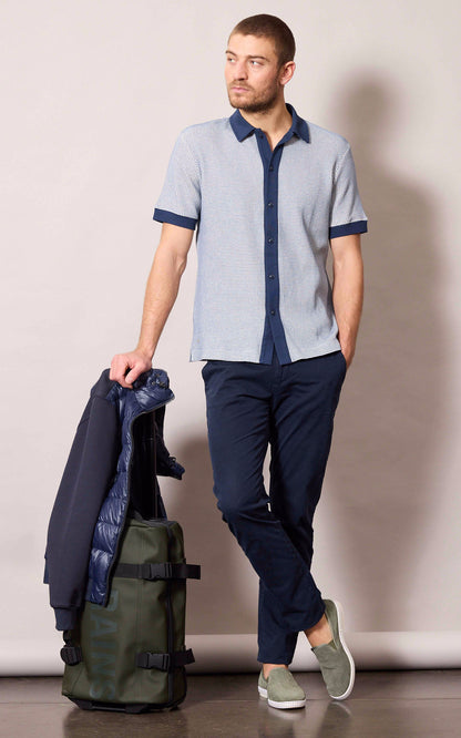 A &quot;CHINO BROKEN TWILL 102862&quot; Marine Daytona 73 Pantalon Homme interior photo