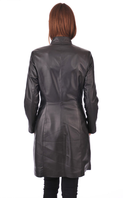 A &quot;KETTY FF&quot; Noir La Canadienne 3/4 Femme back photo