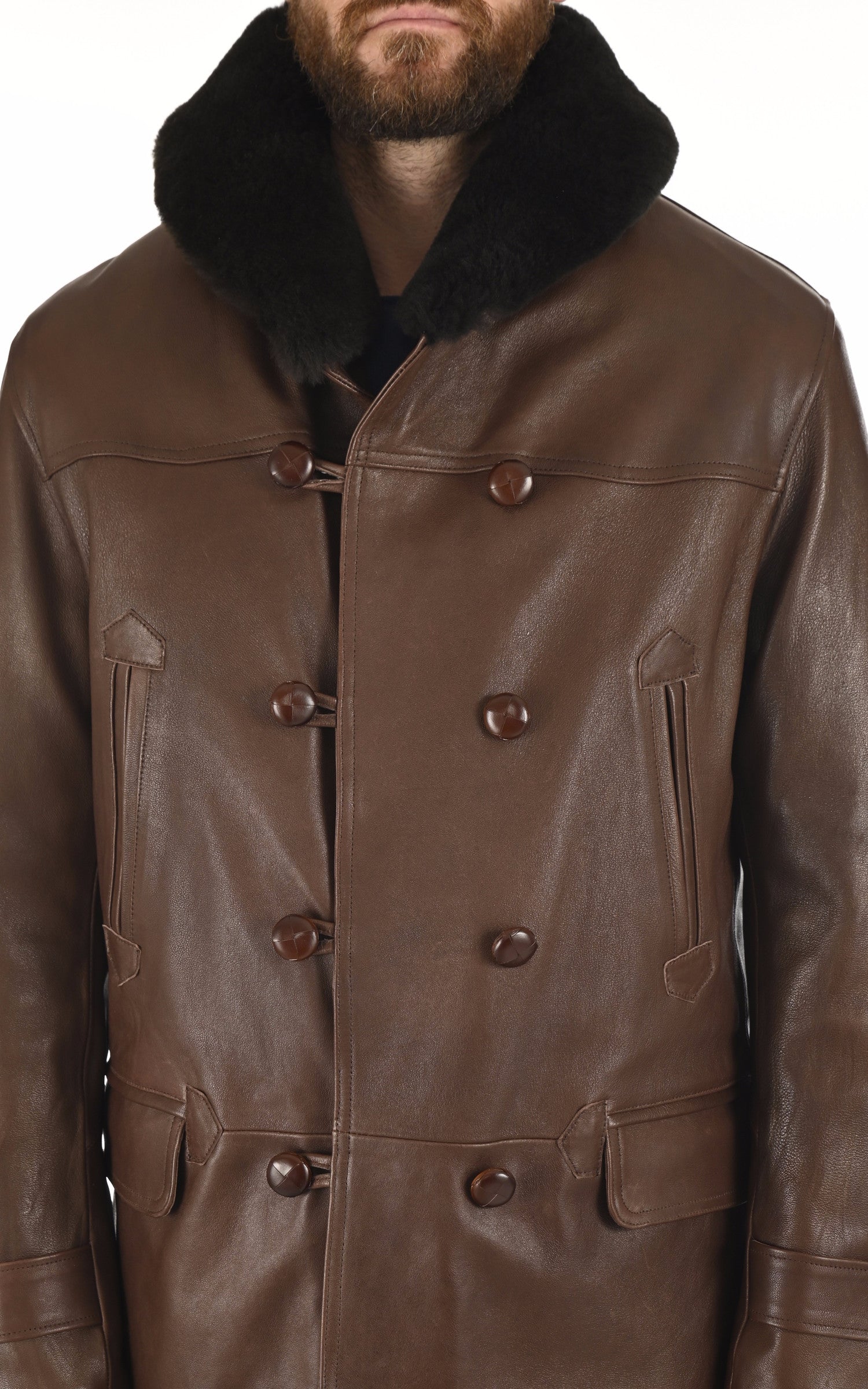 A &quot;CANA21&quot; Marron La Canadienne 3/4 Homme details photo