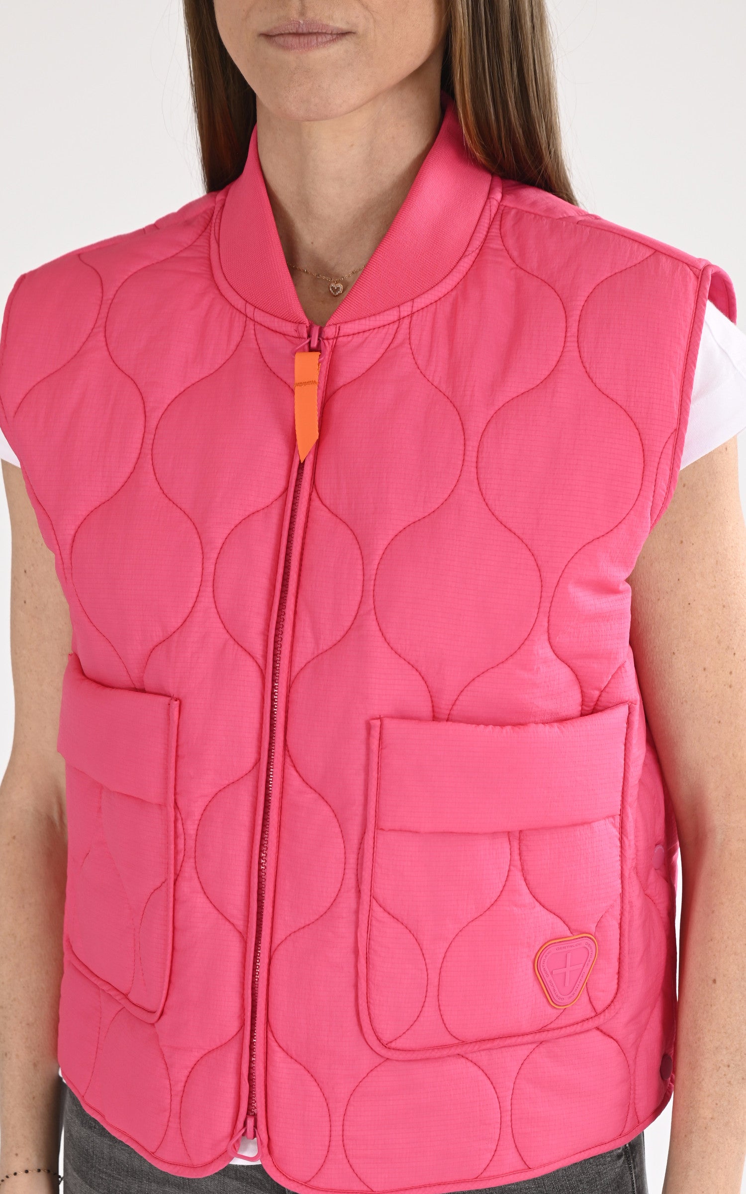 A &quot;ISAE&quot; Rose Gertrude Veste Femme details photo