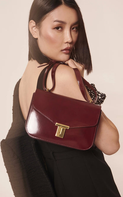 A &quot;8 BIS&quot; Bordeaux Tara Jarmon Sac Femme interior photo