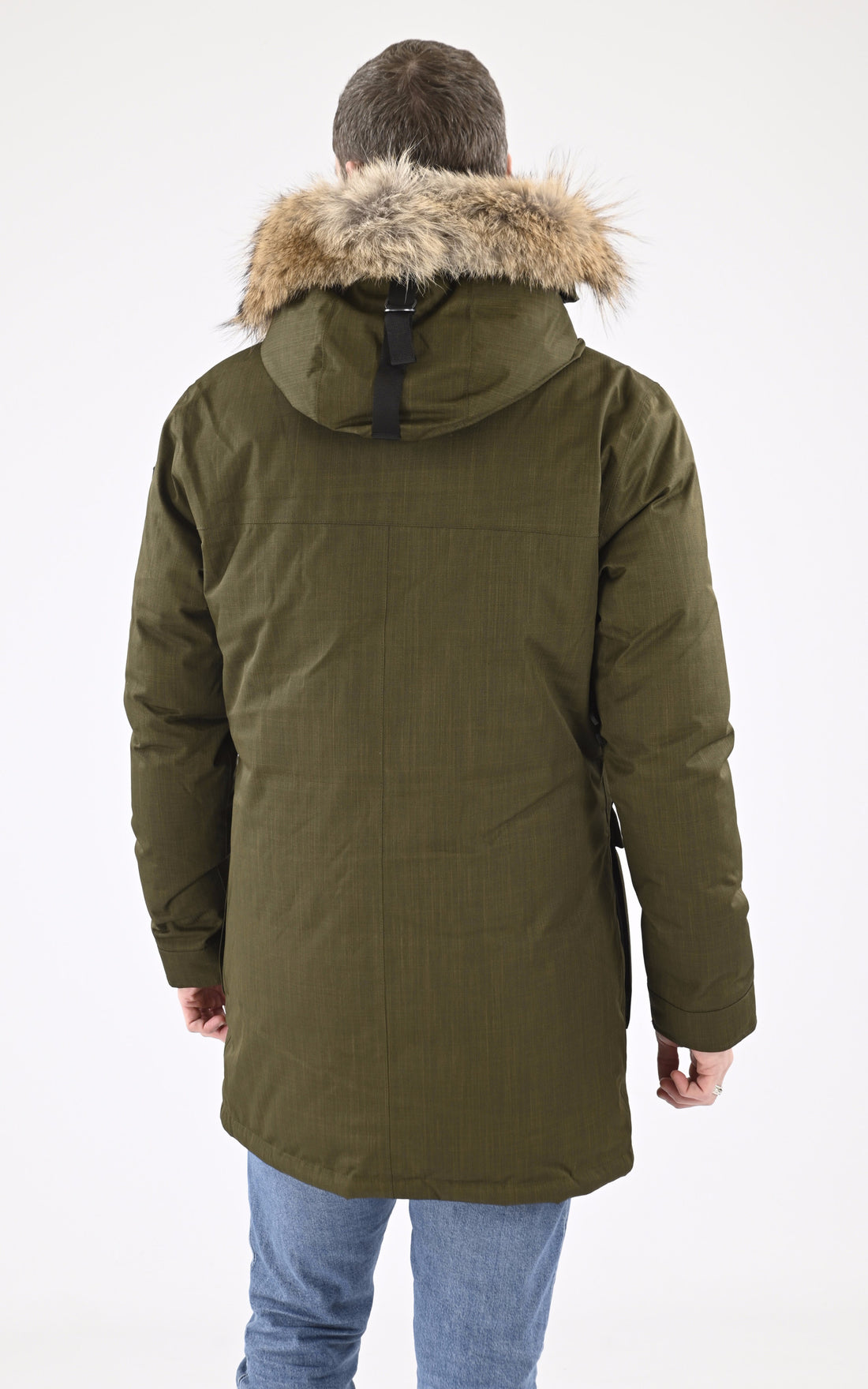 A &quot;YVES&quot; Fatigue Nobis 3/4 Doudoune Homme opened photo