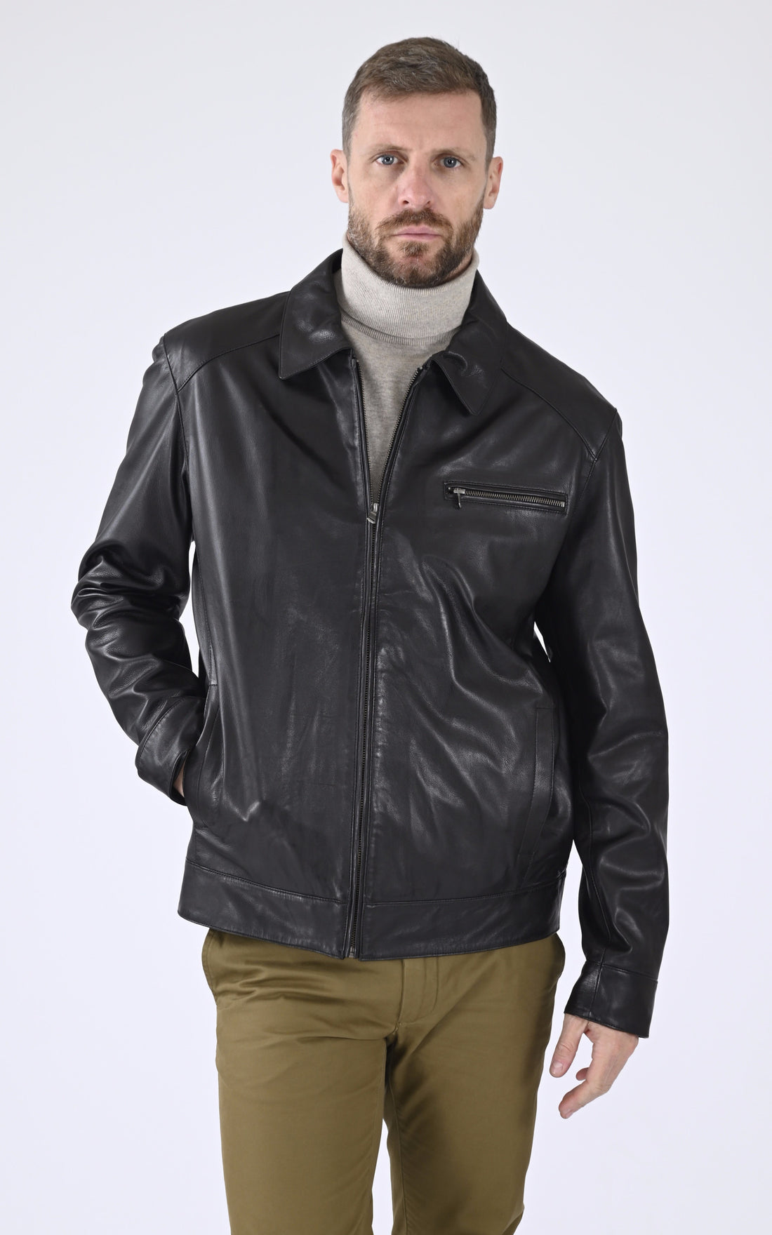 A &quot;MOLVENO 7636&quot; Noir Smarty Blouson Homme opened photo
