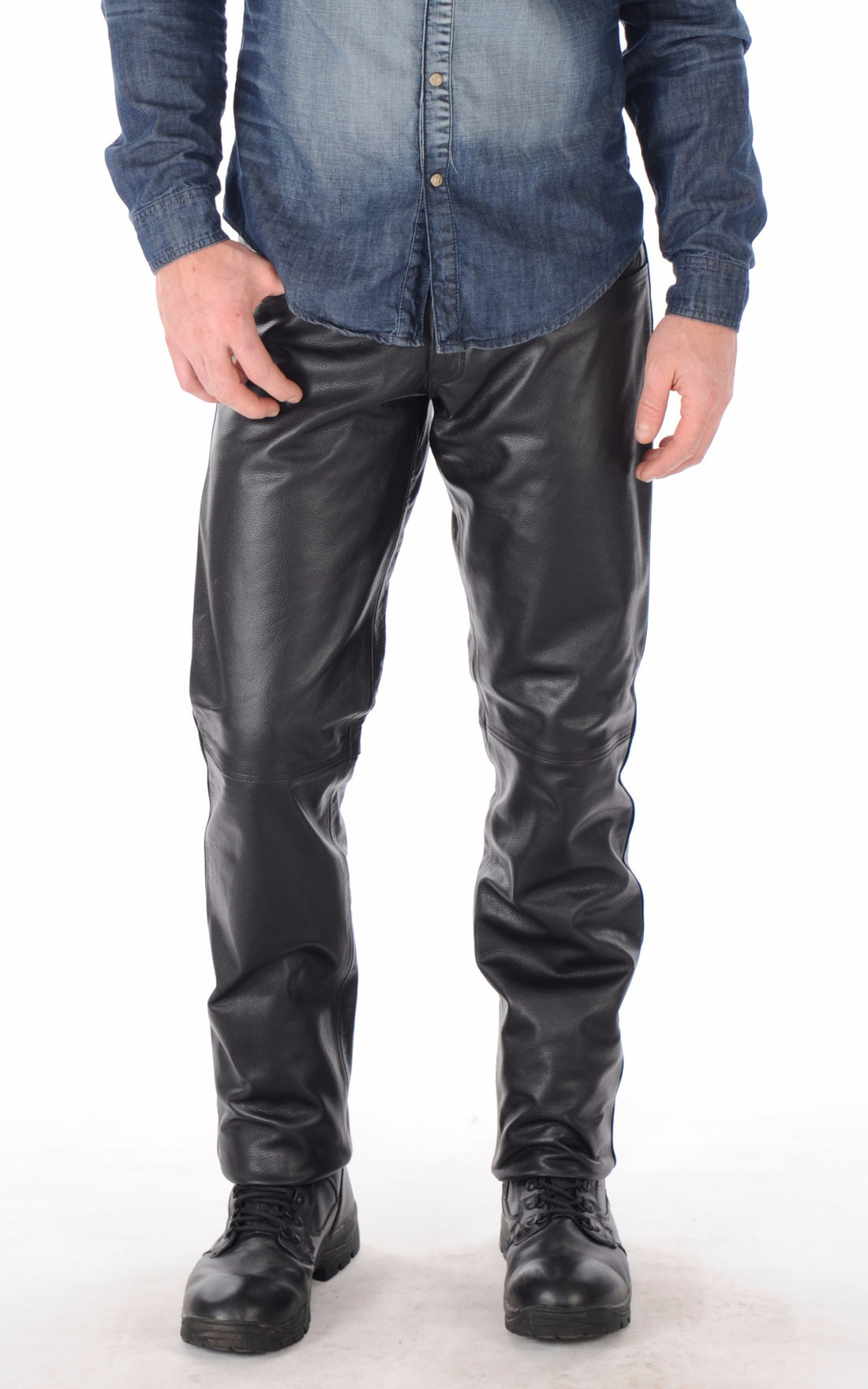 A &quot;NORMAL&quot; Noir Last Rebels Pantalon Homme closed photo