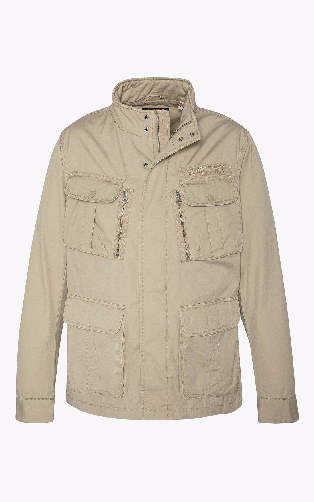 A &quot;M1941X&quot; Beige Schott Veste Homme opened photo