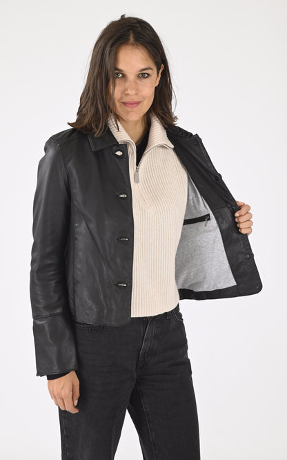 A &quot;LESLIE 64843&quot; Noir Oakwood Blazer Femme interior photo