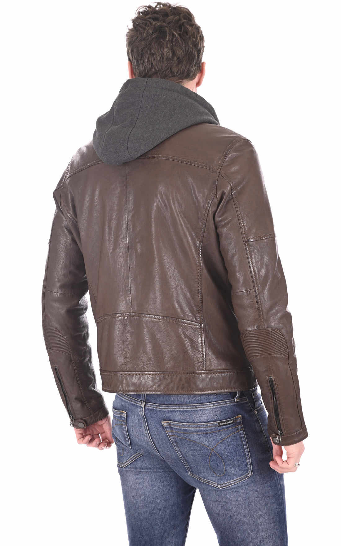 A &quot;IORA HOOD&quot; Mocca Serge Pariente Blouson Homme opened photo