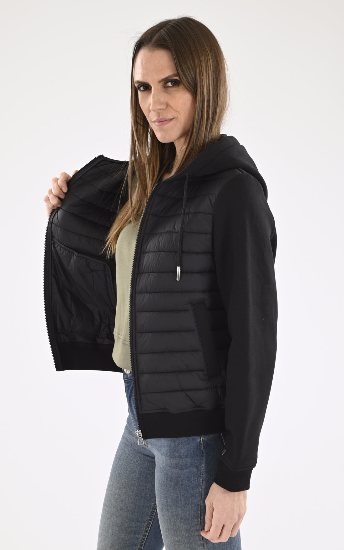 A &quot;LUCINDA&quot; Noir Soia &amp; Kyo Gilet Femme opened photo