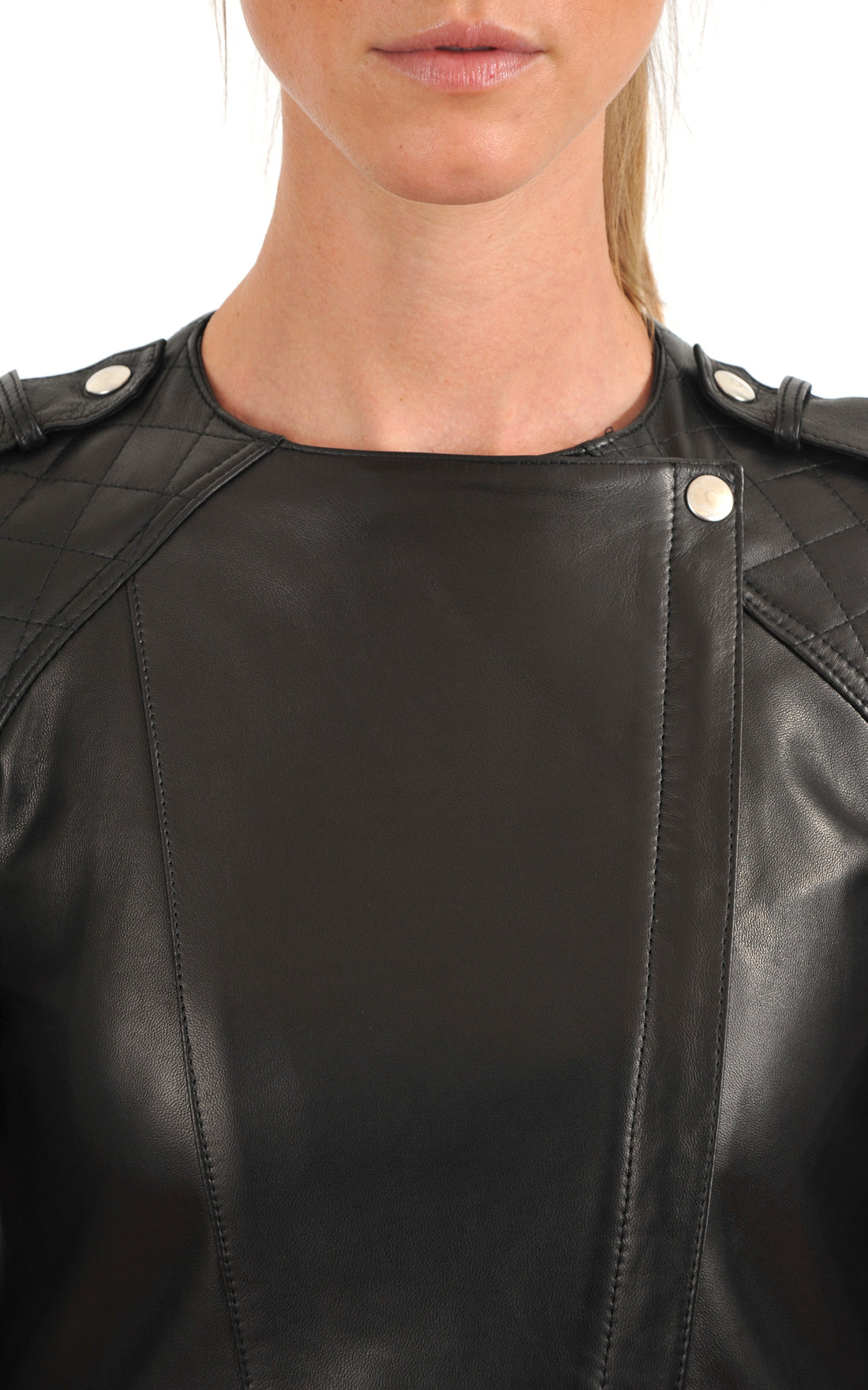 A &quot;SHERRY FF&quot; Noir La Canadienne Blouson Femme opened photo