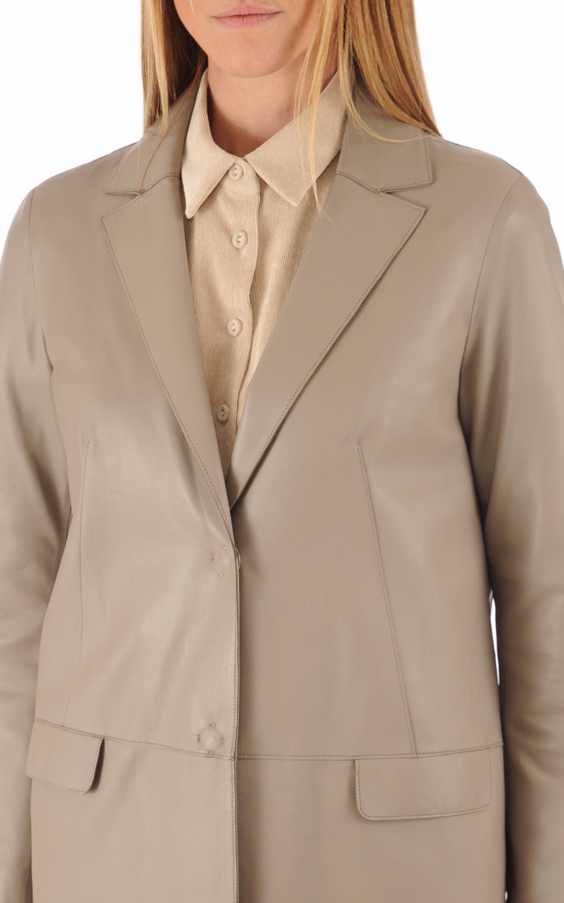 A &quot;F016&quot; Taupe Suprema 7/8 Femme opened photo