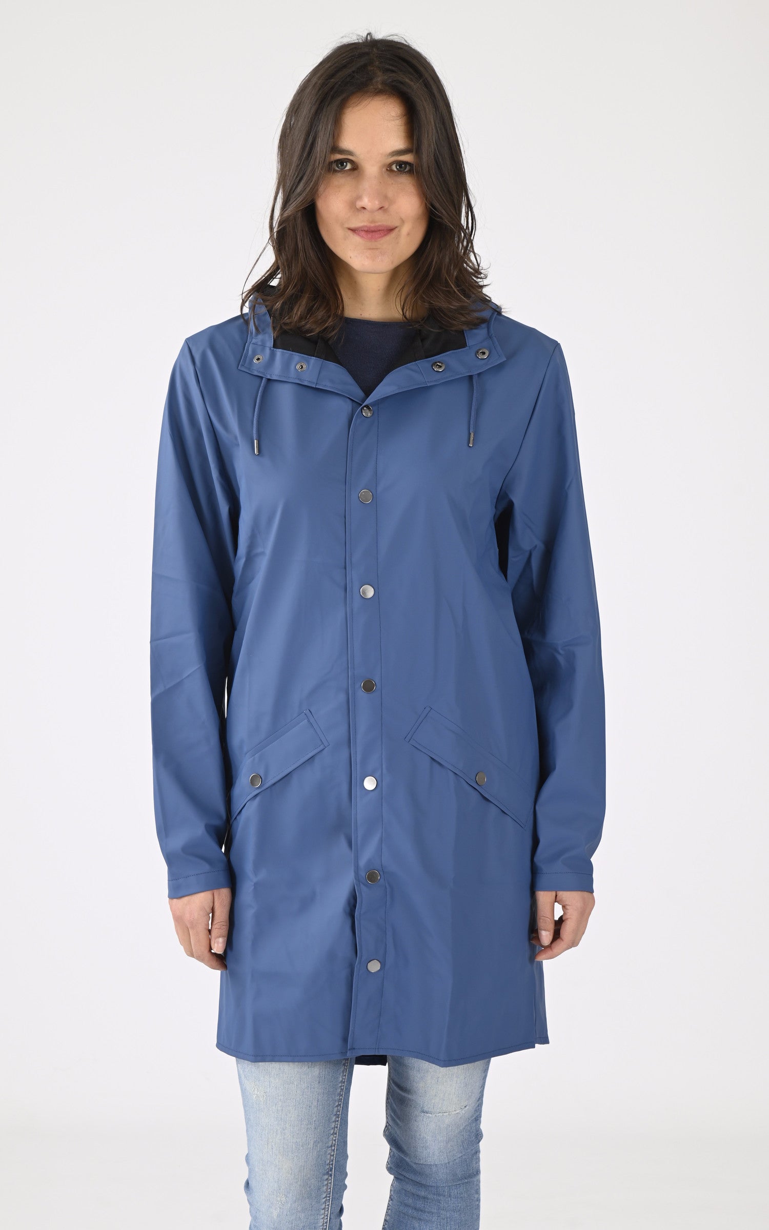 A &quot;12020 JACKET&quot; Bleu Rains 3/4 Homme closed photo 2