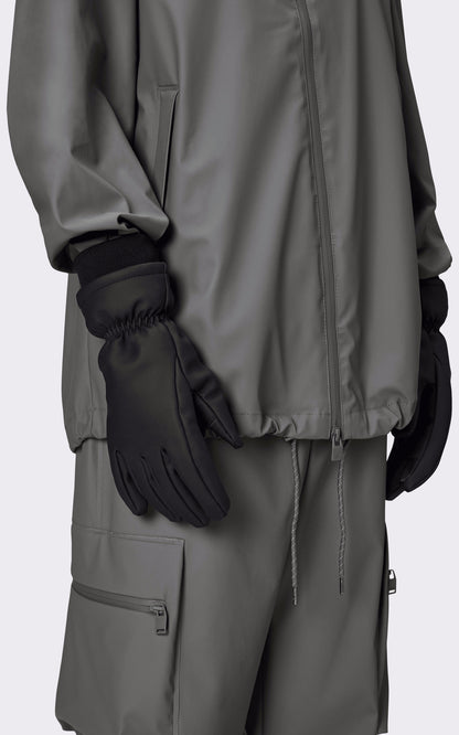 A &quot;21620 INSULATED GLOVES W1T3&quot; Noir Rains Gants Mixte back photo