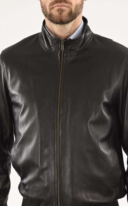 A &quot;EXPO&quot; Noir Serge Pariente Blouson Homme details photo
